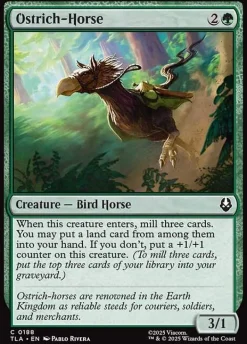 Ostrich-Horse (Enkeltkort)* Singles (Løskort)|Singles (Løskort)