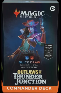 Outlaws of Thunder Junction Magic the Gathering Commander Deck^Outlaws of Thunder Junction Quick Draw Commander Deck
