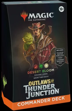 Outlaws of Thunder Junction Magic the Gathering Commander Deck^Outlaws of Thunder Junction Desert Bloom Commander Deck