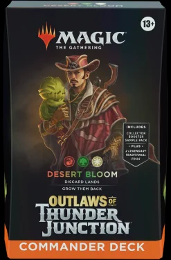 Outlaws of Thunder Junction Magic the Gathering Commander Deck^Outlaws of Thunder Junction Desert Bloom Commander Deck
