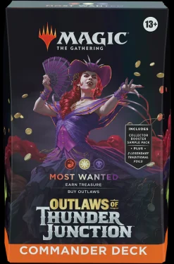 Outlaws of Thunder Junction Magic the Gathering Outlaws of Thunder Junction Most Wanted Commander Deck* Commander Deck