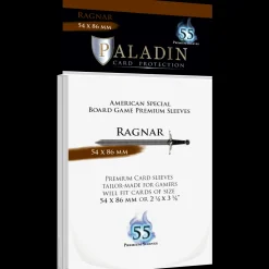 Paladin Board Game Sleeves Paladin Ragnar Board Game Sleeves 54x86 mm (55)* Tilbehør Til Brettspill|Kortlommer