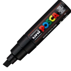 Posca Chisel PC8K  Chisel 8mm  24 Black* Tegne- & Maleutstyr