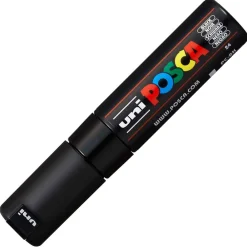 Posca Chisel PC8K  Chisel 8mm  24 Black* Tegne- & Maleutstyr