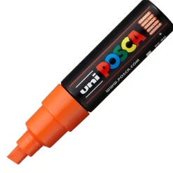 Posca Chisel PC8K  Chisel 8mm  4 Orange* Tegne- & Maleutstyr