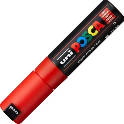 Posca Chisel PC8K  Chisel 8mm  15 Red* Tegne- & Maleutstyr