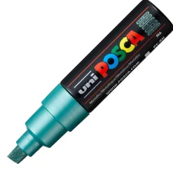 Posca Chisel PC8K  Chisel 8mm  M6 Metallic Green* Tegne- & Maleutstyr