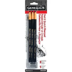 Tegne- & Maleutstyr^Peel and Sketch Charcoal med Knetgummi (3)