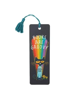 Out of Print Pete the Cat: Books Are Groovy Bookmark* Bokmerker