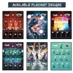 Draft & Write Records Tilbehør Til Brettspill^6-Piece Neoprene Playmat Set