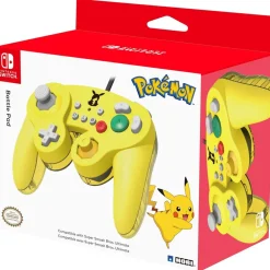 GameCube Battle Style Pad Pikachu Super Smash Bros Gamepad (Switch)* Tv-Spill
