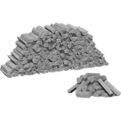 WizKids Kart & Battlemaps|Terreng & Tilbehør^Piles of Wood (Wave 10) Deep Cuts Unpainted Miniature