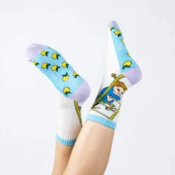 Pippi Longstocking Pippi And The Ladders Panel Socks (35-42)* Sokker & Fottøy