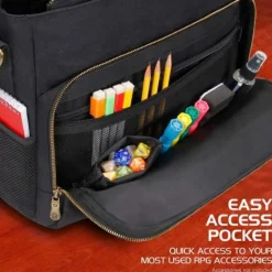 ENHANCE Tabletop Player's Essentials RPG Bag Black* Tilbehør