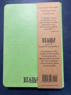 Beadle & Grimm's Tilbehør|Tilbehør^Player's Journal Notebook A5