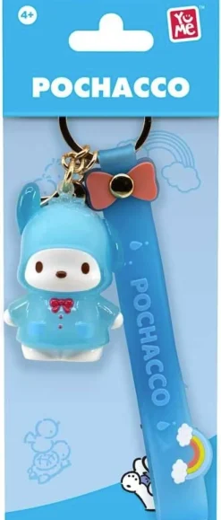 Pochacoo Raincoat Series Keychain with Hand Strap* Nøkkelringer