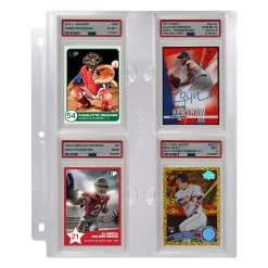 4-Pocket Page for Graded PSA Slabs Portfolio* Album, Ark & Permer