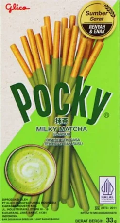 Pocky & Sjokolade^Pocky Milky Matcha 33g