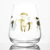 Science Homeware Glass^Poisonous Mushrooms Wine Glass