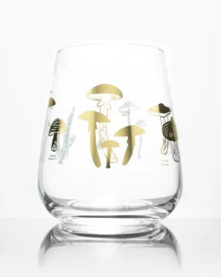 Science Homeware Glass^Poisonous Mushrooms Wine Glass