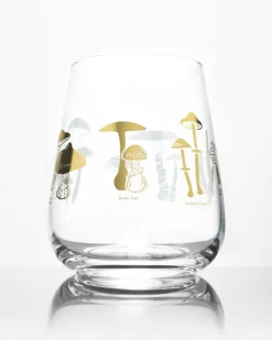 Science Homeware Glass^Poisonous Mushrooms Wine Glass