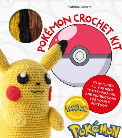 Sabrina Somers Strikkeoppskrifter|Samlebokser^PokeMon Crochet Pikachu Kit: Kit Includes Materials to Make Pikachu and Instructions for 5 Other PokeMon