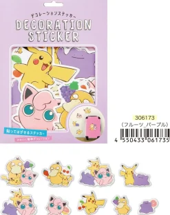 Klistremerker^Pokemon Fruit Purple Decoration Stickers (9)