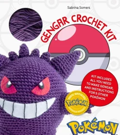 Sabrina Somers Strikkeoppskrifter|Samlebokser^PokéMon Crochet Gengar Kit: Includes Materials to Make Gengar and Instructions for 5 Other PokéMon