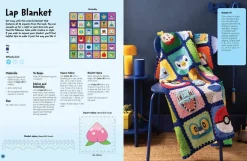 IRA Rott Strikkeoppskrifter^PokéMon Crochet Squares: Bring Pikachu and Friends to Life with Over 30 Cute PokéMon Granny Squares