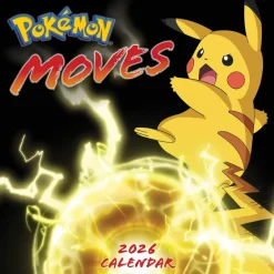 Pokémon Kalendere^Moves 2026 Wall Calendar
