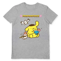 Sanrio T-Skjorter^Pompompurin Drinks T-Shirt