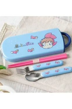 Ponyo on the Cliff Chopsticks, Spoon and Fork Set* Servisesett