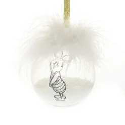 Disney-jul Julekuler^Pooh and Piglet Feather Baubles Set of 2