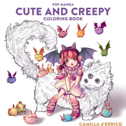 C D'errico Tegne & Male^Pop Manga Cute and Creepy Coloring Book