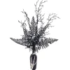Vaser^Potted Deadwood Arrangement with Fern