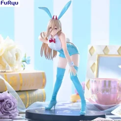 Power Light Blue Color Version BiCute Bunnies PVC Statue 20 cm* Samleobjekter