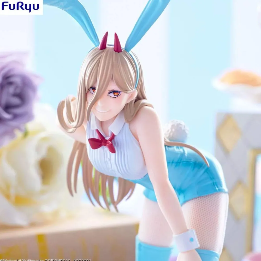 Power Light Blue Color Version BiCute Bunnies PVC Statue 20 cm* Samleobjekter