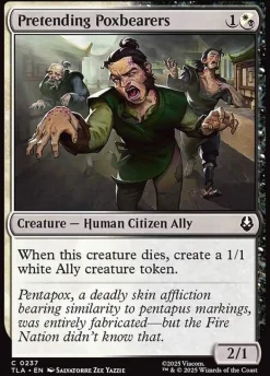 Singles (Løskort)|Singles (Løskort)^Pretending Poxbearers (Enkeltkort)