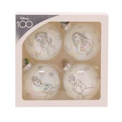 Disney 100 Princesses Baubles Set of 4* Julekuler