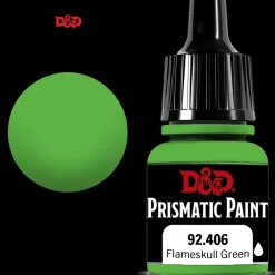 WizKids Maling^Prismatic Paint Flameskull Green 8 ml Dungeons & Dragons 5th Edition