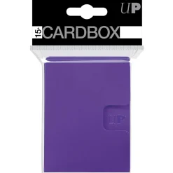 PRO 15+ Solid Purple Card Box 3-Pack* Deck-Bokser & Oppbevaring