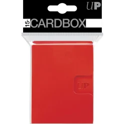 PRO 15+ Solid Red Card Box 3-Pack* Deck-Bokser & Oppbevaring