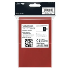 Kortlommer^PRO-Gloss Red Standard Size Sleeves (100)
