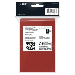 Kortlommer^PRO-Matte Red Standard Size Sleeves (100)