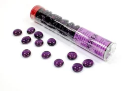 Chessex Tilbehør^Purple Translucent Glass Stones (40+) Counter