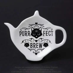 Alchemy England-servise Purrfect Brew Tea Bag & Spoon Rest* Servisesett