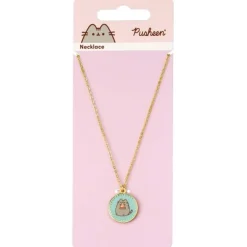 Pusheen with Pizza Gold Necklace* Smykker|Smykker