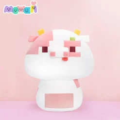 Mewaii Bamser Og Kosedyr^Puzzle Cow Mushroom Family Plush Figure 35 cm