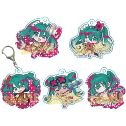 Blind boks Mystery Box^Racing Miku 2025 Trading Acrylic Keychain