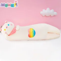 Mewaii Bamser Og Kosedyr^Rainbow Cat Lazy Family Plush Figure 95 cm